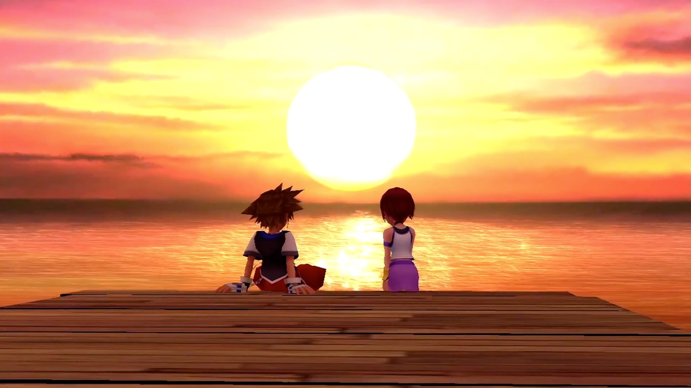 sora_and_kairi__pier_wallpaper_by_javelin434-d7qqm0h