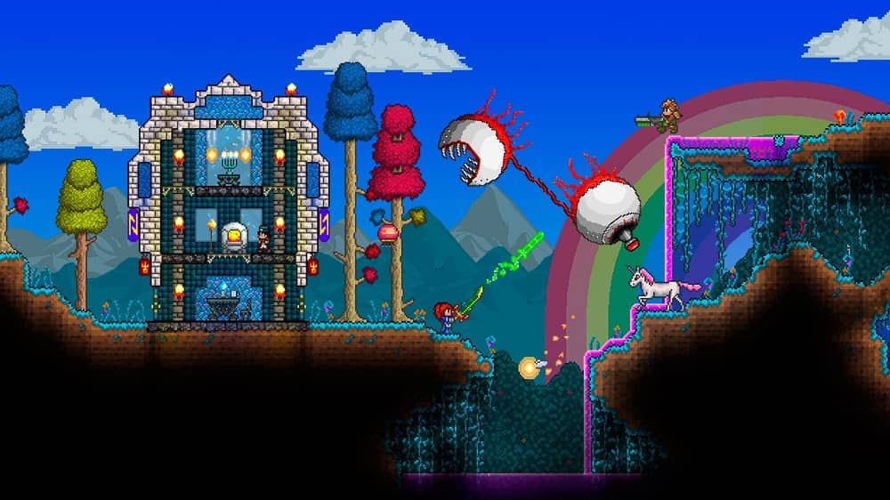 Cập nhật Terraria 1.3.5 đưa đồng bộ giữa PC, Xbox One và PS4: Cập nhật Terraria 1.3.5 đem đến cho người chơi nhiều tính năng mới và cải tiến đáng kinh ngạc. Điều đặc biệt là cập nhật này đã đưa đồng bộ giữa PC, Xbox One và PS4, giúp cho người chơi có thể trải nghiệm trò chơi trên nhiều nền tảng khác nhau. Hãy cập nhật Terraria 1.3.5 ngay hôm nay và khám phá những tính năng mới đầy thú vị.