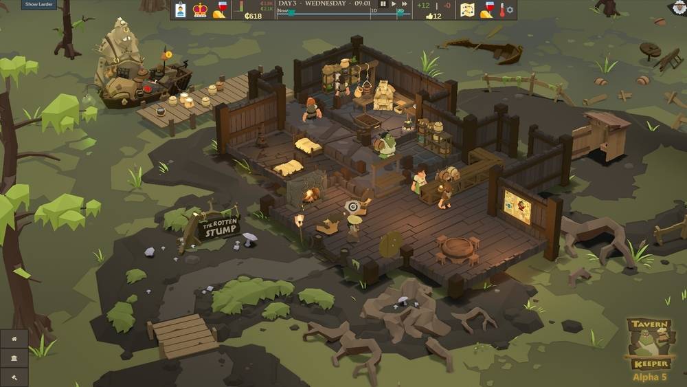 Tavern Keeper is the new game from the Game Dev Tycoon creators