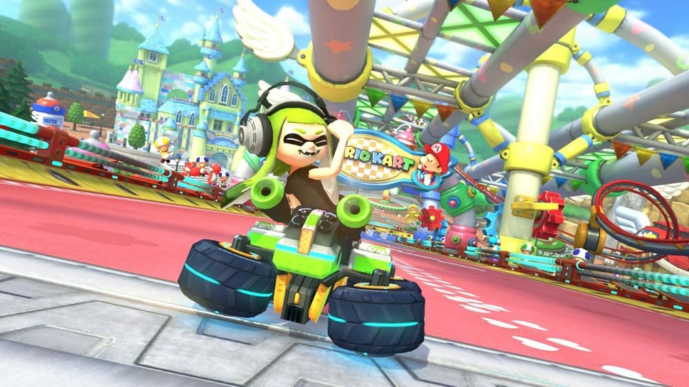 Mario Kart 8 Deluxe Inkling Gesture