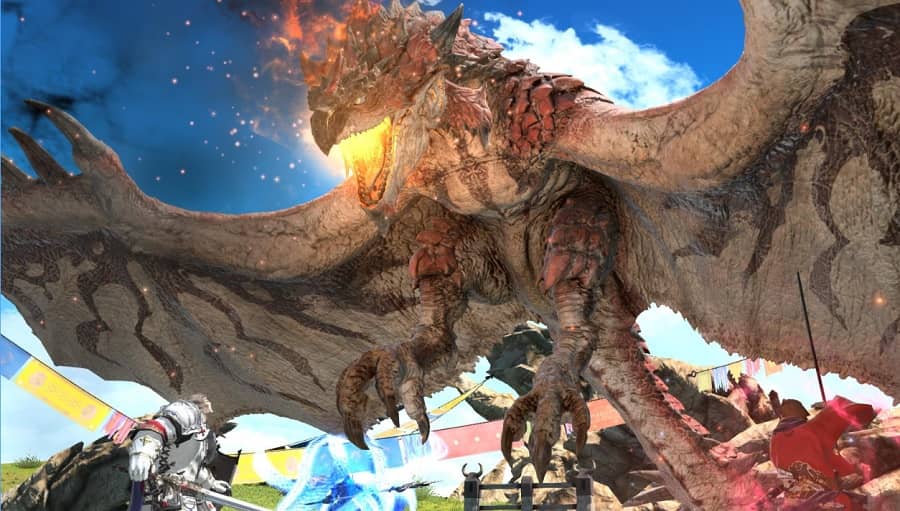 The Final Fantasy XIV and Monster Hunter World Crossover Begins Today