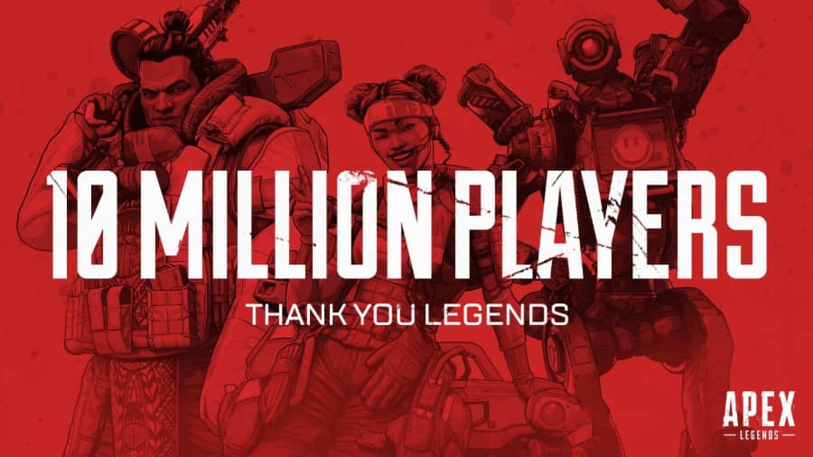 Apex Legends Surpasses 10 Million Players