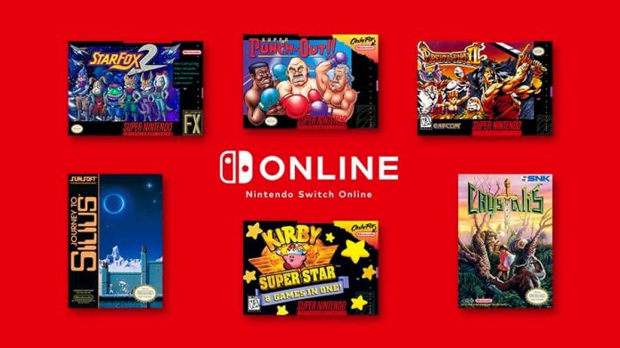 switch online nes and snes games