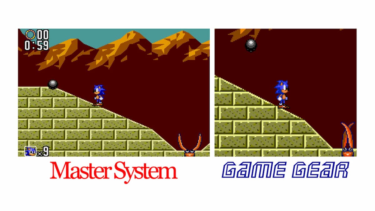 Sonic the Hedgehog 8-bit: Changes from Master System to Game Gear