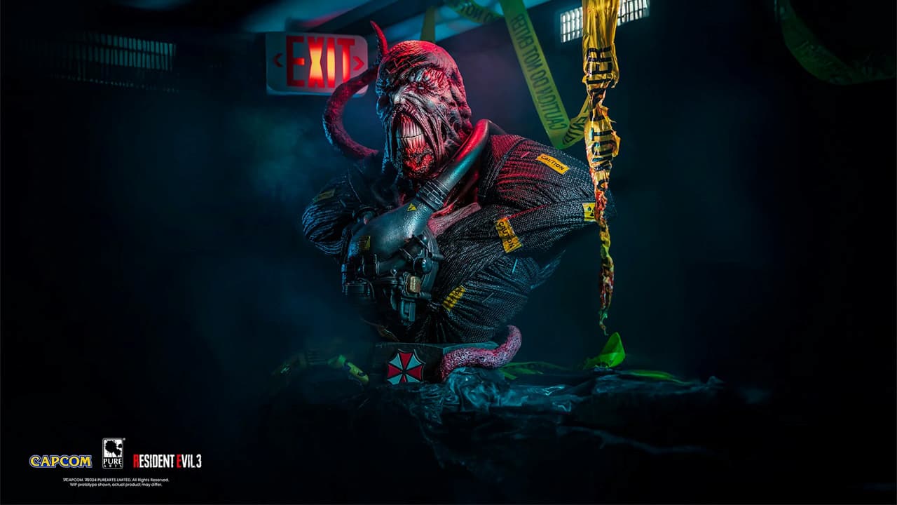 Resident Evil 3 Nemesis, a PureArts' bust of the game's monster.