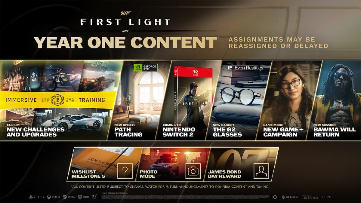 First Light roadmap