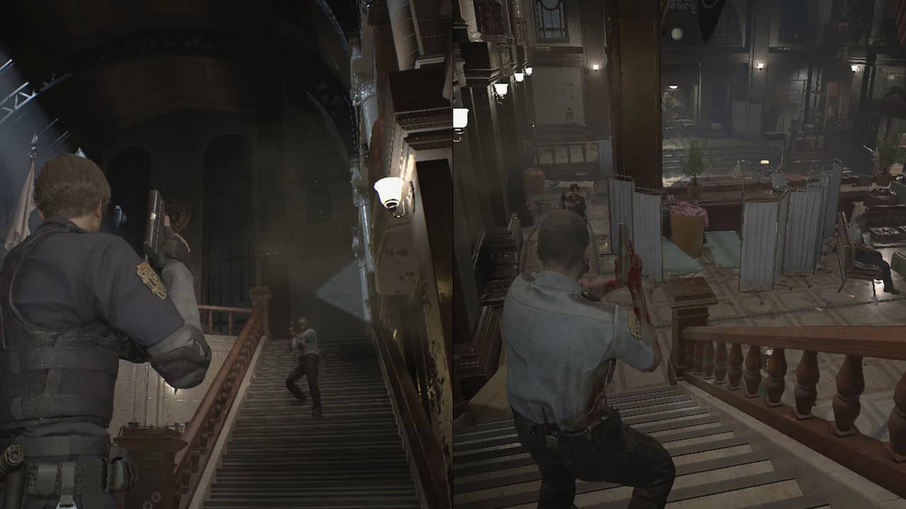 Resident Evil 2 split screen mod